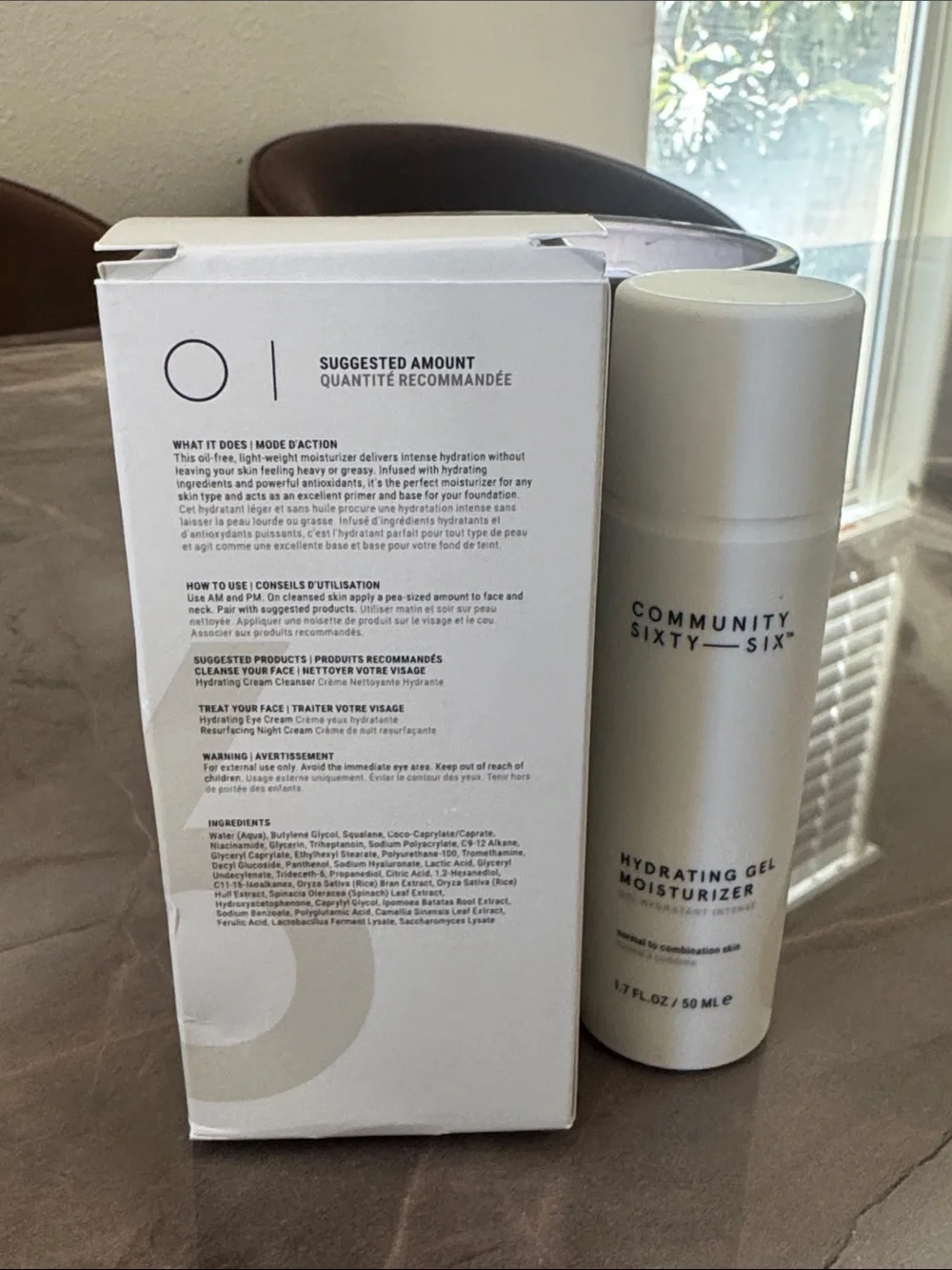 Community Sixty Six Hydrating Gel Moisturizer 1.7 oz